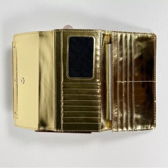 STEVE MADDEN Blush Floral Trifold Wallet Wristlet | NWOT Authentic - Picture 3 of 13